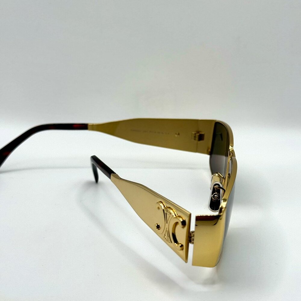 CELINE CL40325U 30N — Green/Gold — RX Frames — Luxury Designer Eyewear - Picture 6 of 9